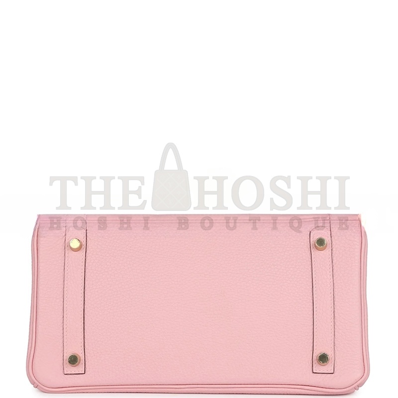 H**me5 BIRKIN 30 ROSE SAKURA VERSO CLEMENCE GOLD HARDWARE (30*22*16cm) Master Quality